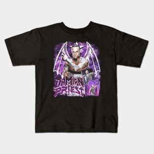 Damian Priest Retro Bootleg Kids T-Shirt